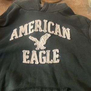 Green American Eagle Hoodie Men’s large vintage.
